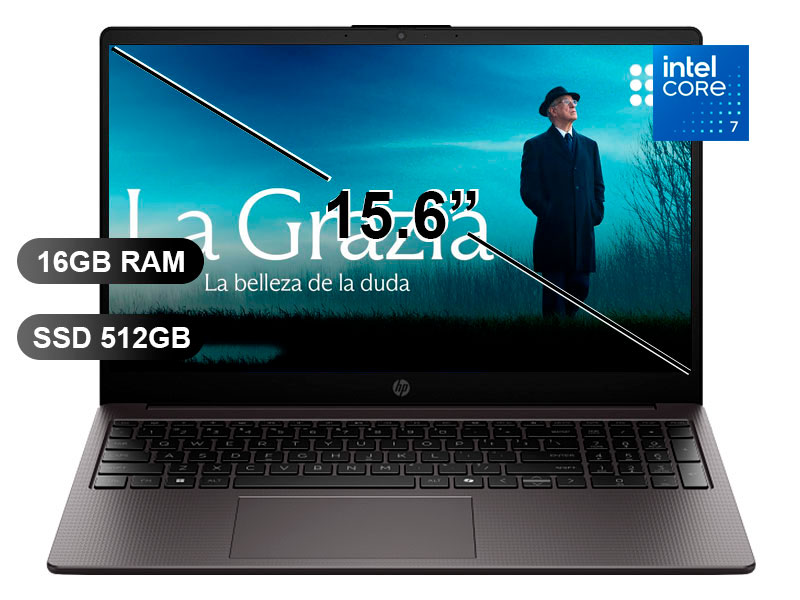LAPTOP HP 250R G10 I7-150U/ 16GB/ SSD512GB/ FREE/ 15.6/ D2DX8AT